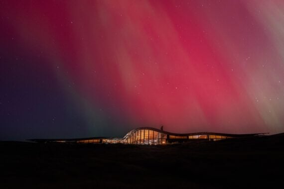 Northern Lights at The Lindis, New Zealand